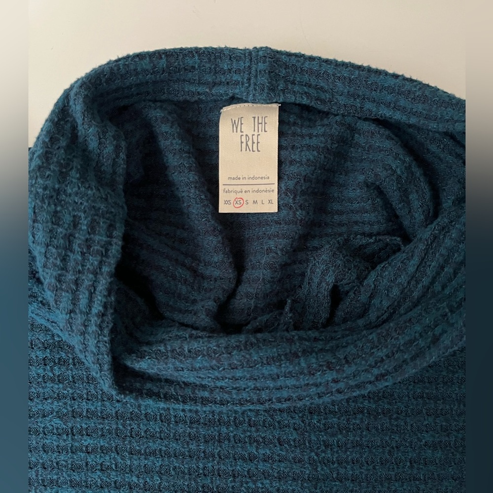 We The Free | Kitty Thermal Mock Cowl Neck Tunic Sweater - Picture 7 of 7